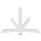 Ekena Millwork Alberta Architectural Grade PVC Gable Bracket, 84"W x 56"H x 6"D x 6"F, 16/12 Pitch GBP084X56X0606ALB00 - alternate 4